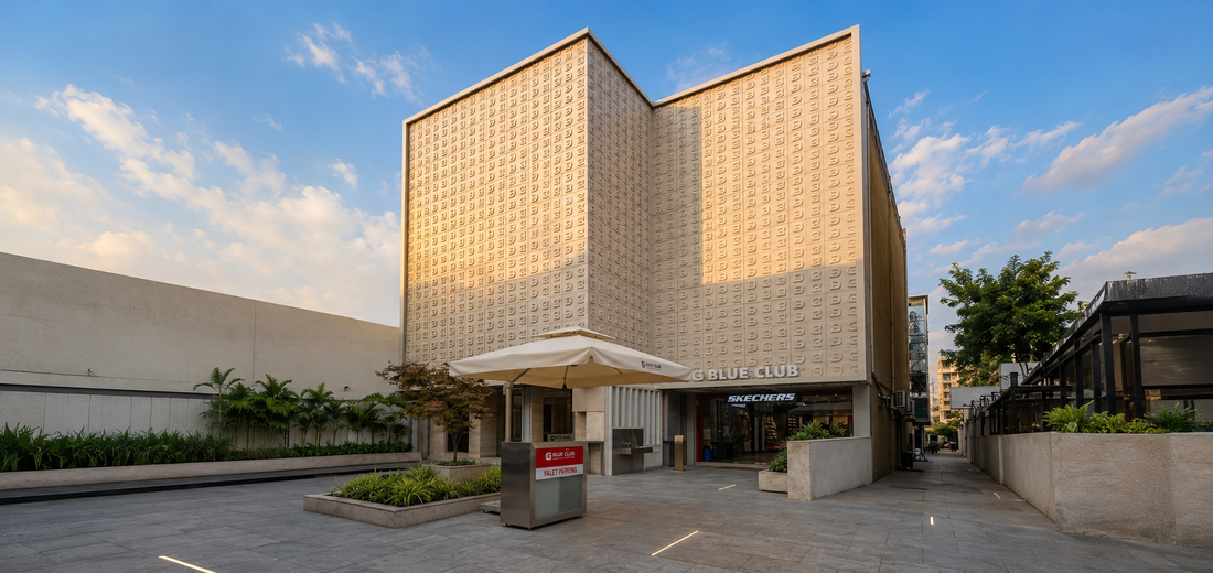 GFRC Wall Panel Facade for Blue Club