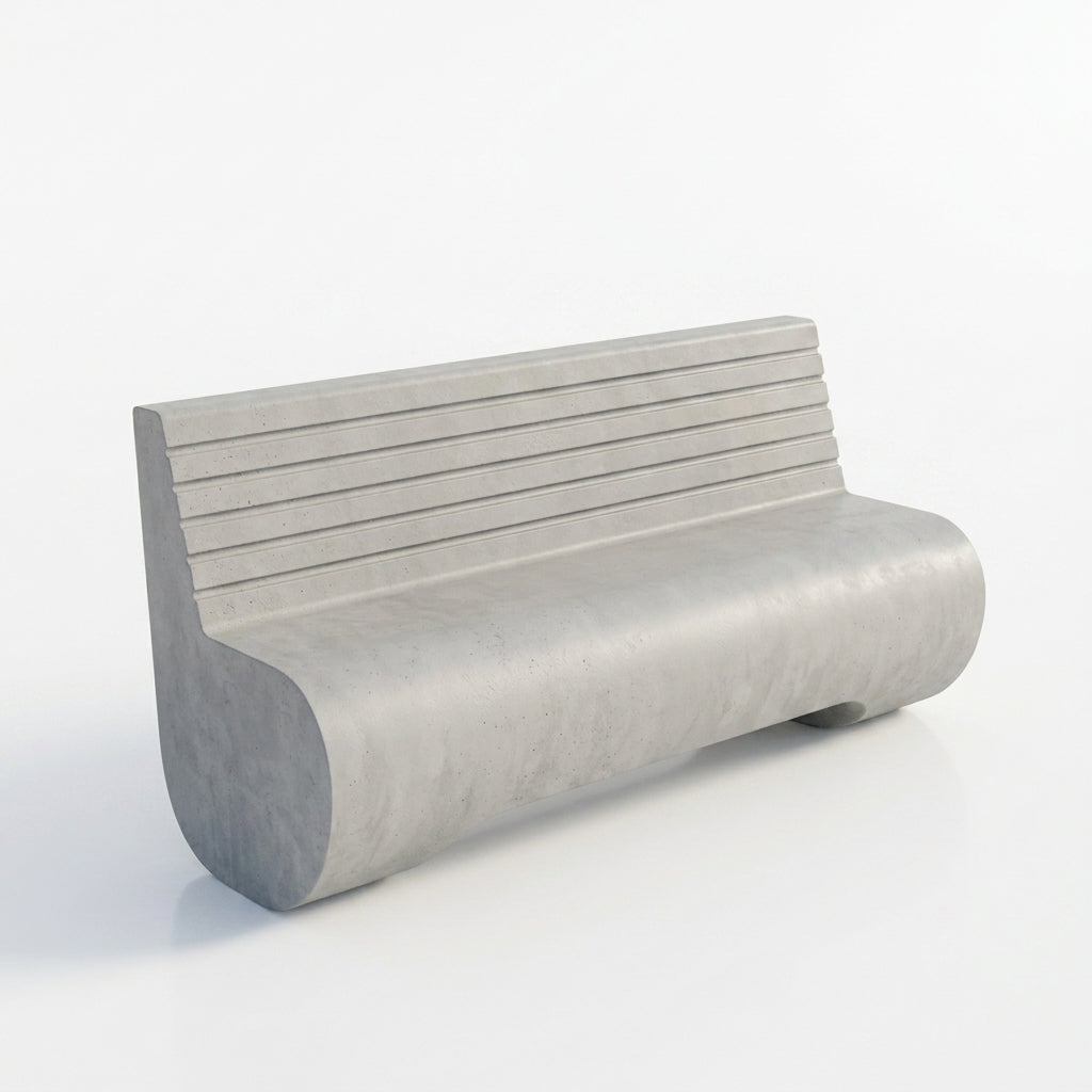 Concrete bench