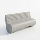 Concrete bench