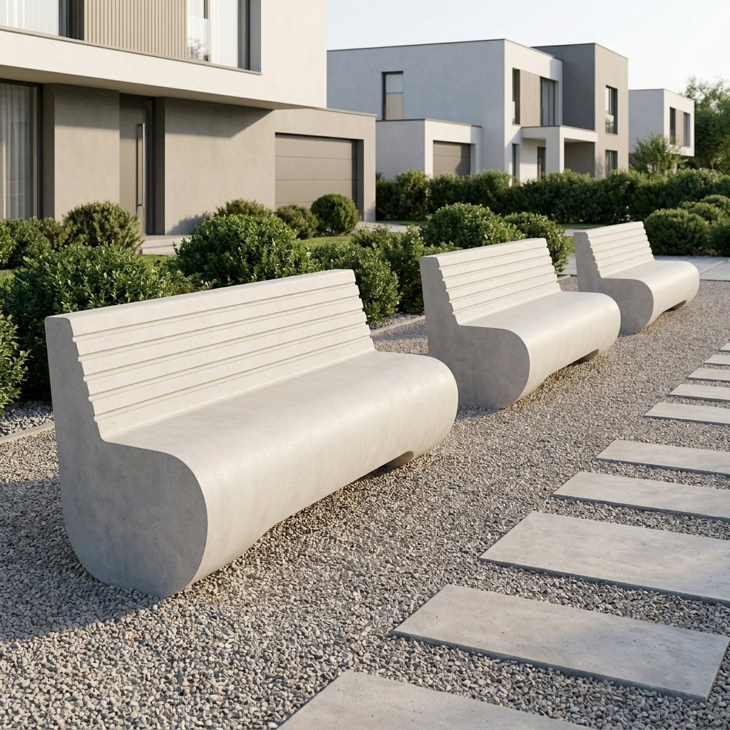 Concrete bench