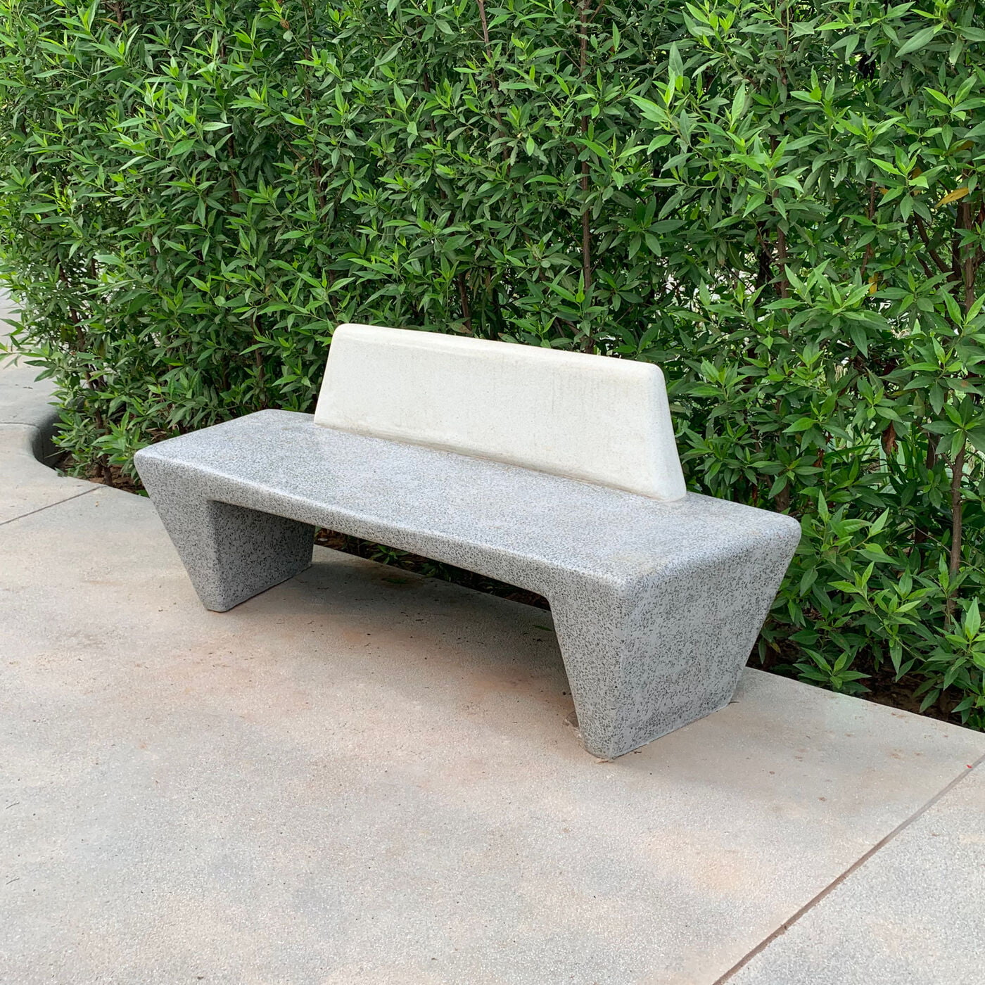 Terrazo Curvy Bench